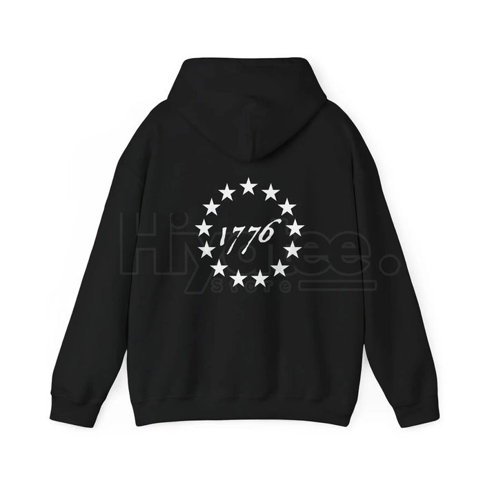 "0 Lib" Funny Christmas Hoodie – Conservative Dad Gift