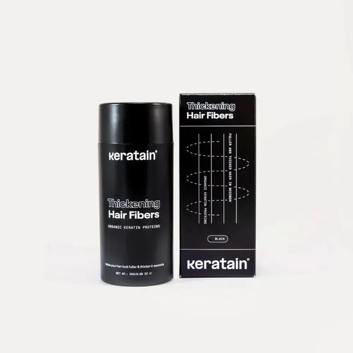 3x Keratain hair fibers + free Keratain pomade – Black (25 gr) - Hairgivers