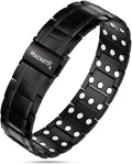 3x Strength Titanium Magnetic Bracelet for Men (Black)