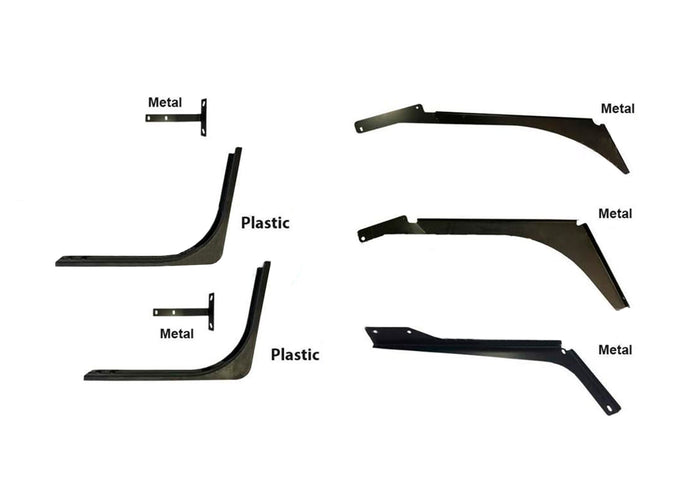 7-Pcs Set of Top & Bottom Cab Fairing Support Brackets Driver 2004-2017 Volvo VNL