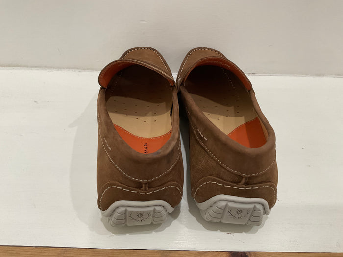 Bermuda Water Repellent Nubuck Penny Loafer - Bark