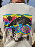 LUNA x 𝙈Ⓞ𝙉𝘿Ⓞ Mondo Surf Art Collab Unisex Shirt - back art print