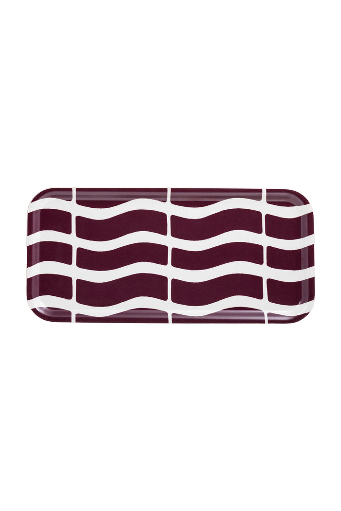 Aarikka Maius Tray Burgundy