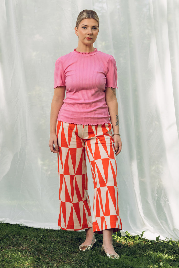 Aarre Rosa Shirt Pink Rib