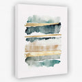 Abstract Forest with Gold - Forest Canvas Wall Art