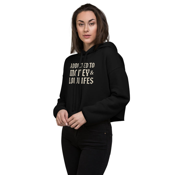 Addicted Crop Hoodie