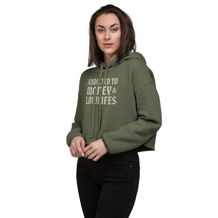 Addicted Crop Hoodie
