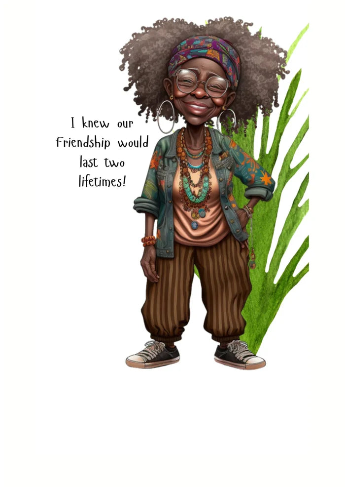 African American Greeting Cards (Black). FREE SHIPPING.