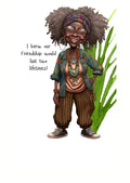 African American Greeting Cards (Black). FREE SHIPPING.