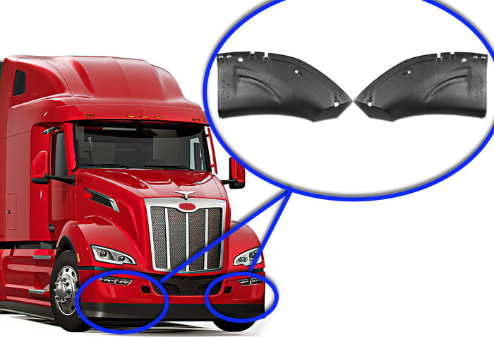 Air Dam Bumper Covers Set 2022+ Peterbilt 579