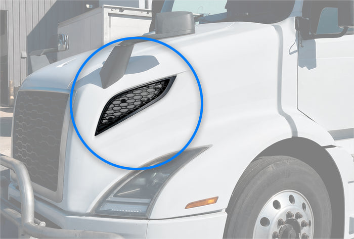 Air Hood Intake Vent Grille Driver 2018+ Volvo VNR