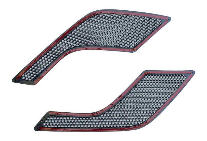 Air Hood Vents Black Set 2004-2017 Volvo VNL
