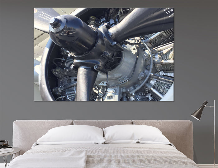 Aircraft Engine Canvas Print #3019