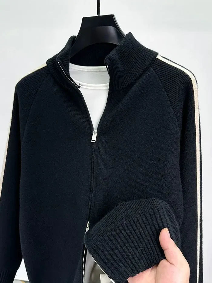 Alden Crown Knitted Designer Jacket