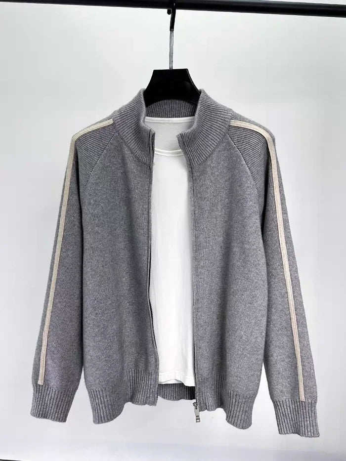 Alden Crown Knitted Designer Jacket