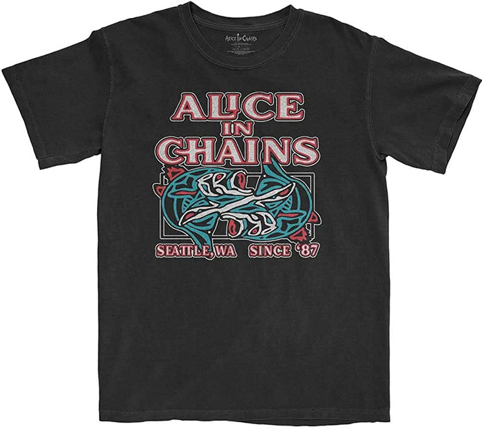 Alice in Chains Totem Fish Mens T-shirt Officially Licensed