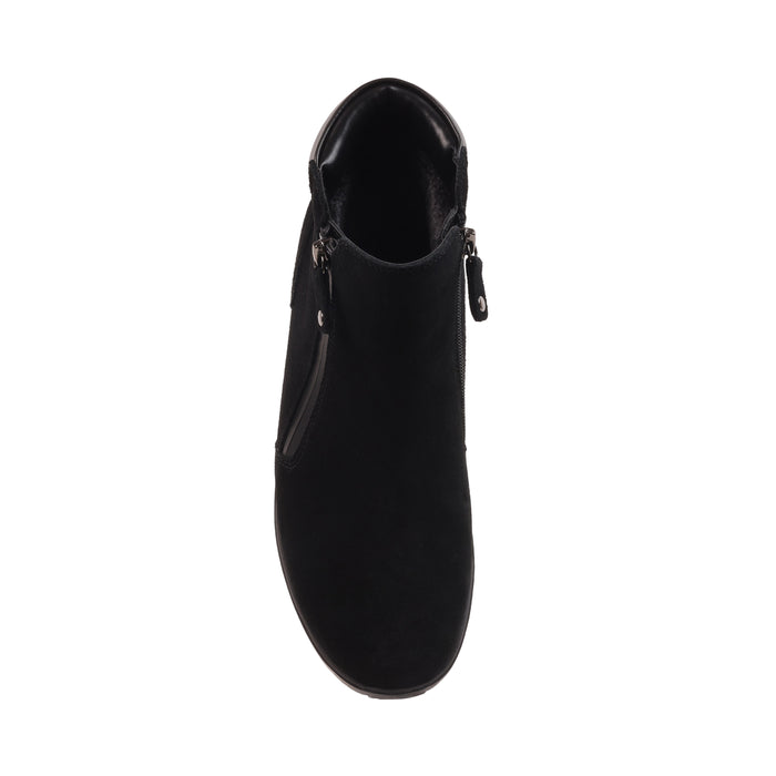 ALICIAA BLACK SUEDE WATERPROOF BOOT