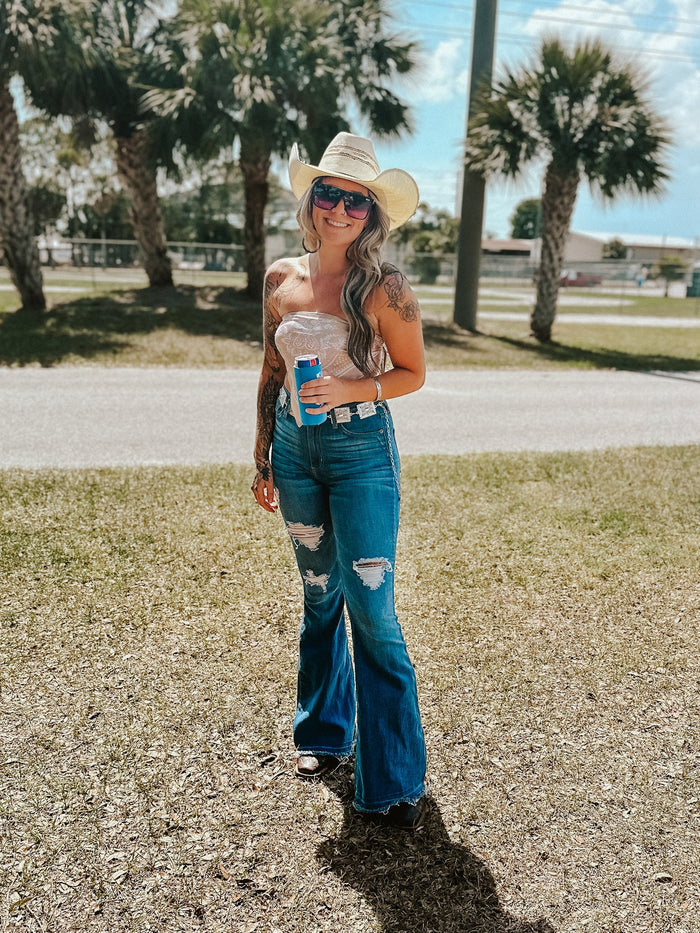 Amber Bell Bottom Jean