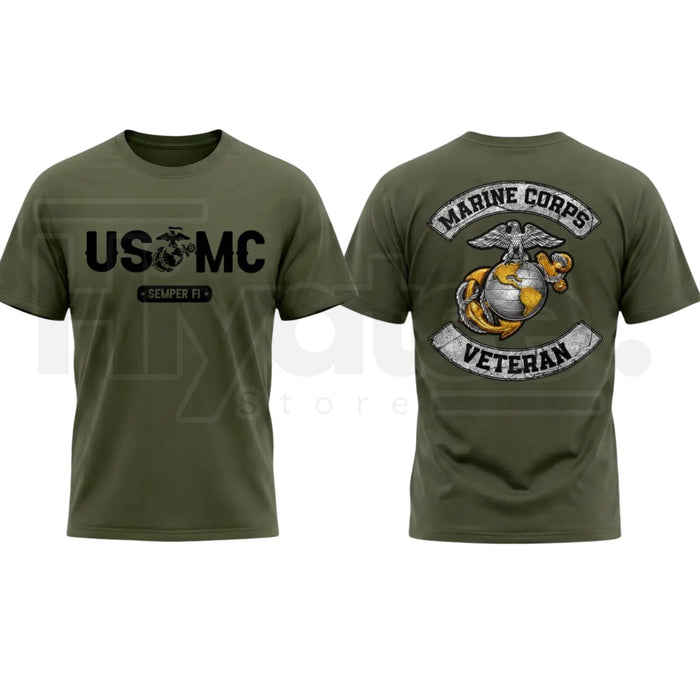 American Veteran Patriotic T-Shirt – Premium Military Tribute Graphic Tee