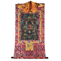 Amitabha - 18th Century Old Version - Tibetan thangka painting, detailed view