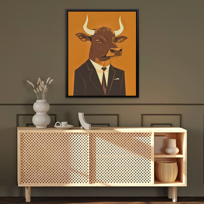 Analyst Bull - Brown Wall Art