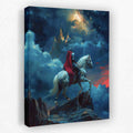 Ancient Warrior - Castle Canvas Wall Art