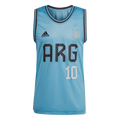 adidas Argentina DNA Basketball Top | Light Blue | Men's