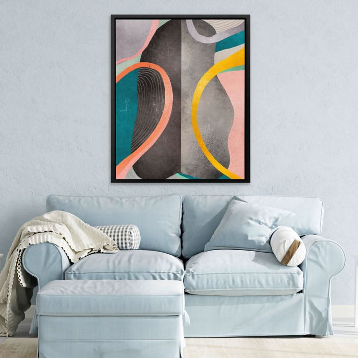 Asymmetric Ellips - Modern Canvas Wall Art