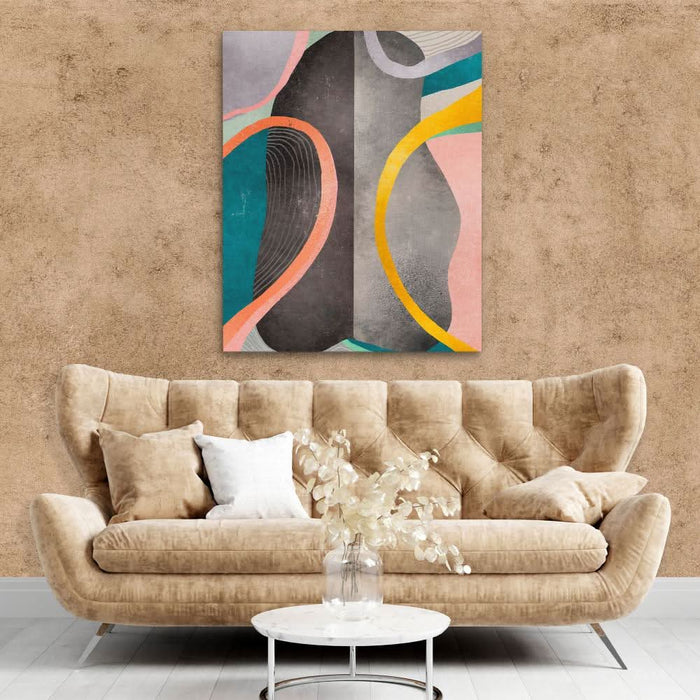 Asymmetric Ellips - Framed Wall Art