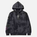 Front view of the Overtime Aura Dye Hoodie.