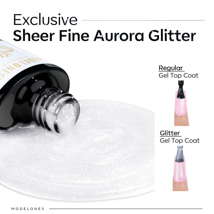 Free Aurora Top Coat 10ml Gift MODELONES #