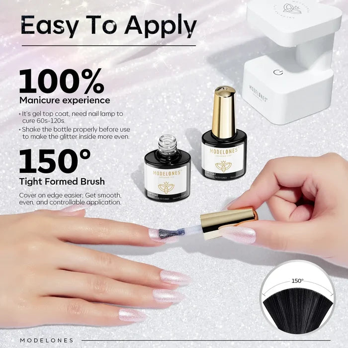 Free Aurora Top Coat 10ml Gift MODELONES #