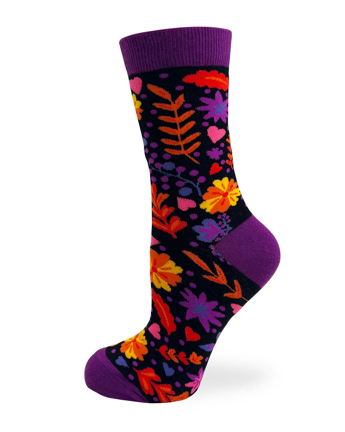 Autumn Floral Women's Crew Socks