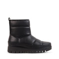 AZALEA BLACK LEATHER WATERPROOF BOOT