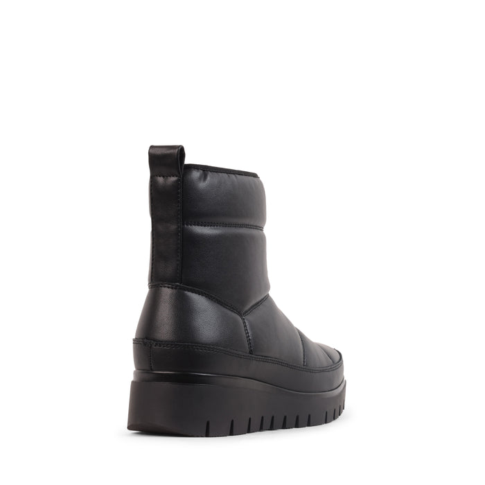 AZALEA BLACK LEATHER WATERPROOF BOOT