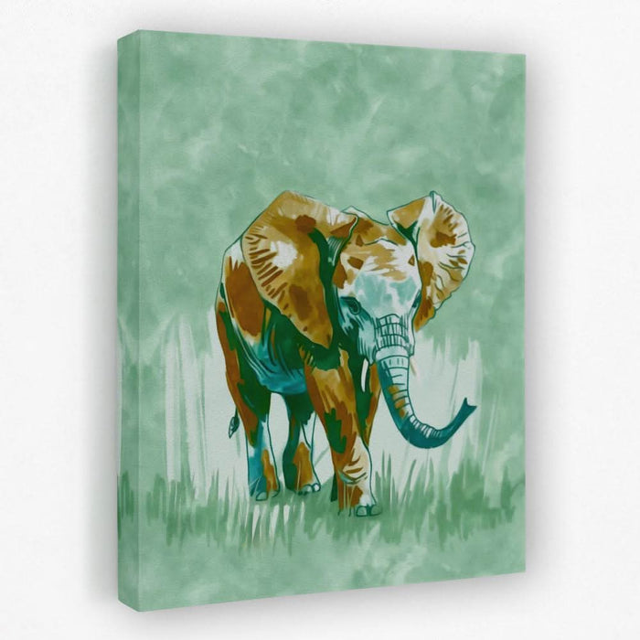 Baby Elephant - Animals Canvas Wall Art