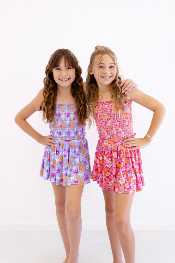 Bamboo Skirt Set- Wildflower