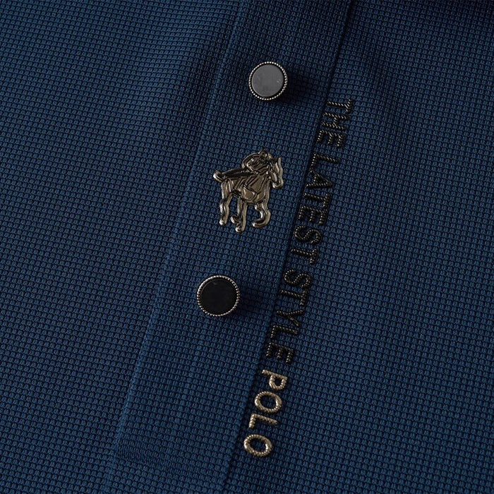 Barcciano Premium Silk Long Sleeve Polo