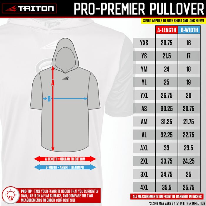 Baseball Seam Cross HyperMAX Short Sleeve Hoodie