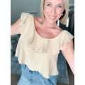 Basic Linen Cropped Tank