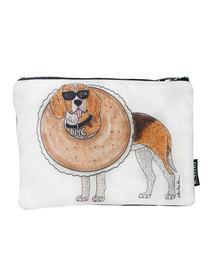 Beagle Bagel Coin Purse