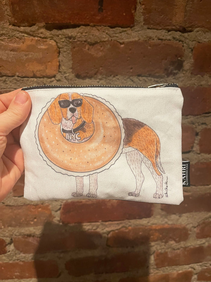 Beagle Bagel Coin Purse