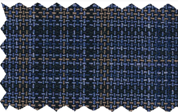 Bertolini Navy/Camel Plaid Sport Coat
