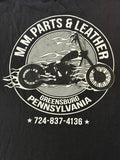 Biker T-shirt MM Parts Motorcyle tee 2nd Amendment Support L
