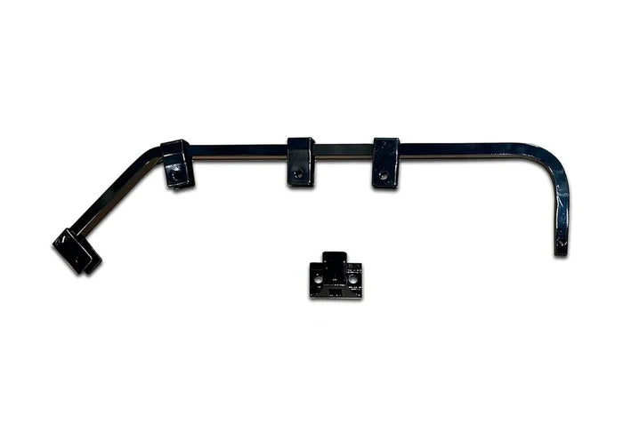 Black Angled Mud Flap Hanger Bracket