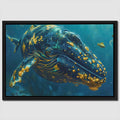 Blue Giant of the Sea - Animals Canvas Wall Art