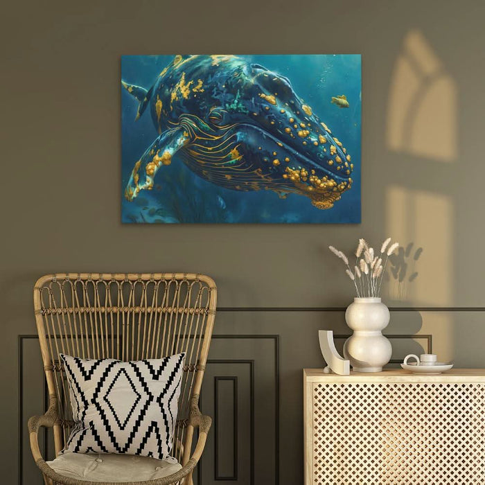 Blue Giant of the Sea - Large Canvas Print