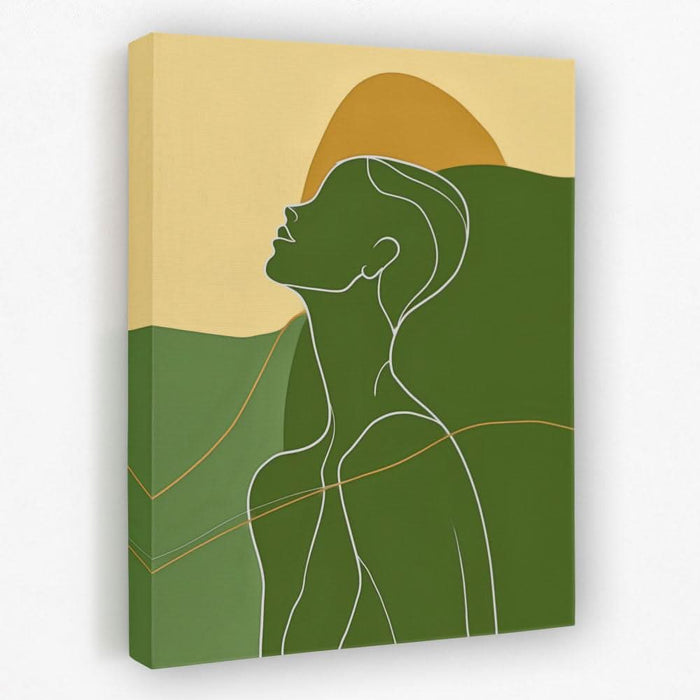 Body Bliss - Doodle Canvas Wall Art