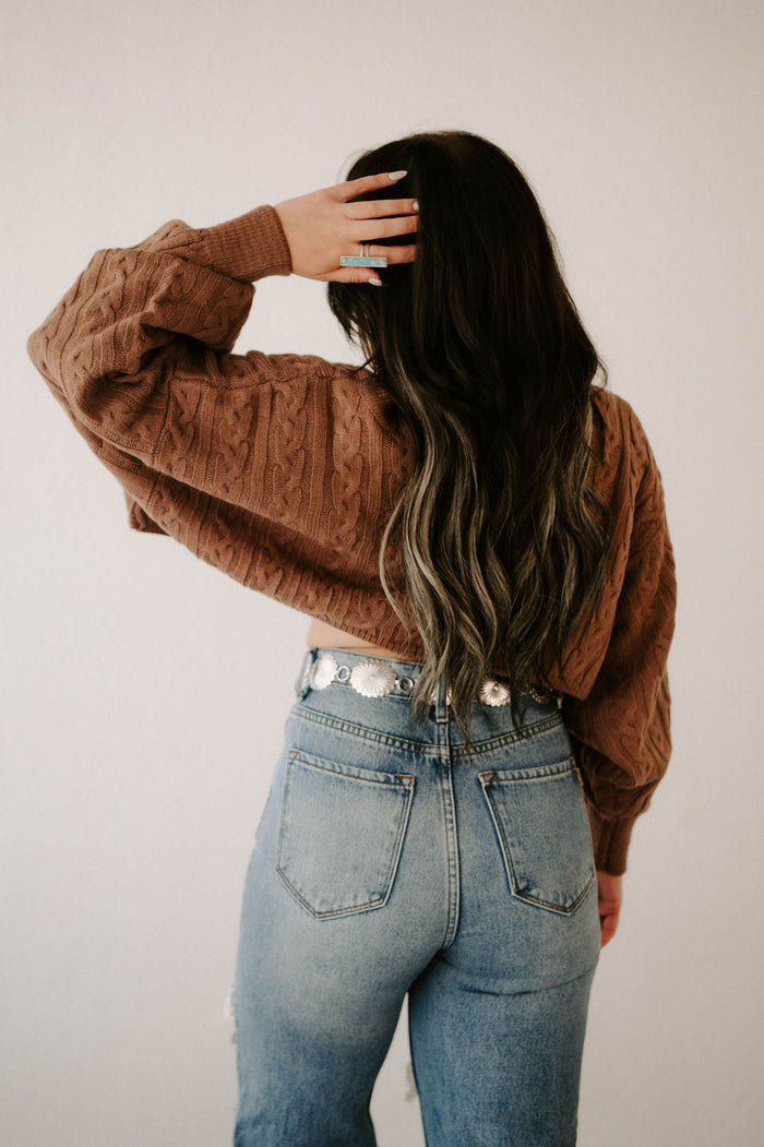 Boho Crop Sweater