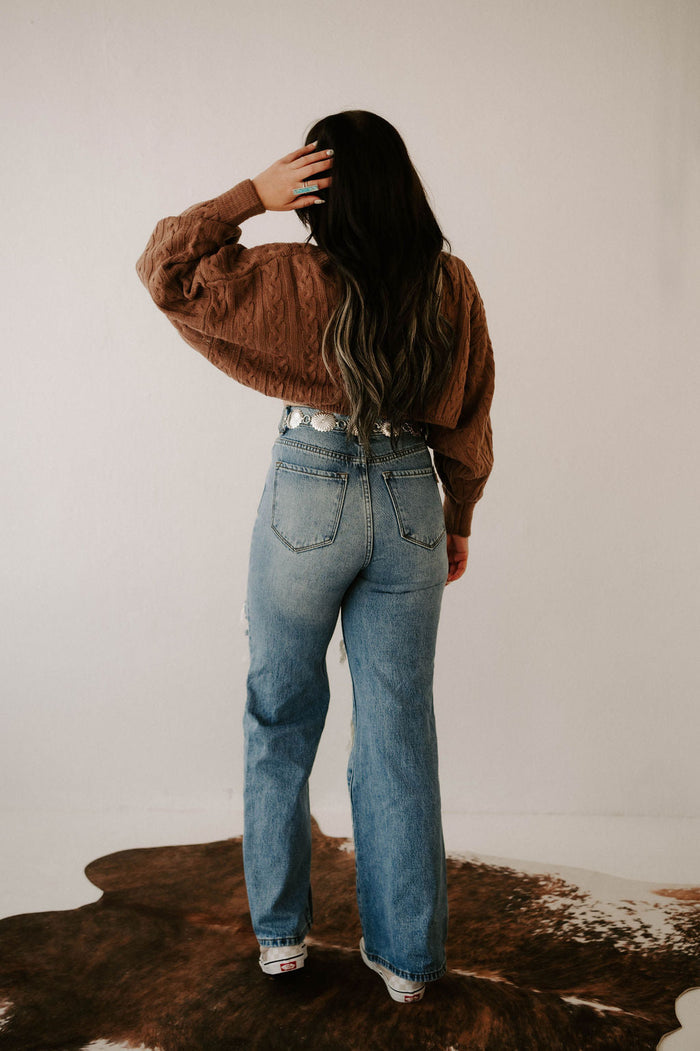 Boho Crop Sweater